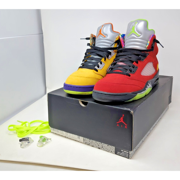 Size 13 - Nike Air Jordan 5 Retro SE What The CZ5725-700 with box authentic